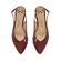 Scarpin flat Audrey Couro Vinho