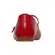 Sapatilha Verona em Couro Vermelho