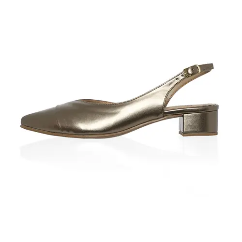 Scarpin Veneza Prata Velha