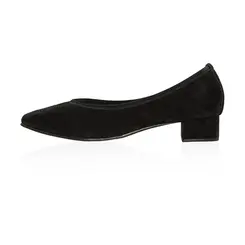 Scarpin Celine Couro Camurça Preto