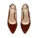 Scarpin Paris Couro Cognac