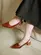 Scarpin Paris Couro Cognac
