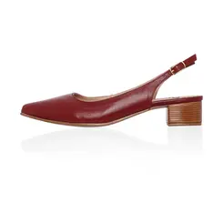 Scarpin Paris Couro Merlot