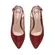 Scarpin Paris Couro Merlot