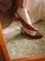 Scarpin Paris Couro Merlot