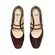 Scarpin Lola Couro Bordô Antigo