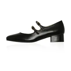 Scarpin Lola Couro Preto