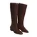 Bota Ivy Cano Longo em Couro Nobuck Café