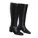 Bota Ivy Cano Longo em Couro Preto
