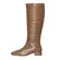 Bota Ivy Cano Longo em Couro Caramelo