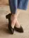 Scarpin Celine Couro Preto