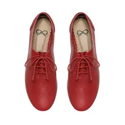 Oxford Tutu Jazz em Couro Vermelho
