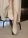 Oxford Tutu Jazz em Couro Off White