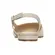 Scarpin Sofia Couro Off White - Biqueira Ouro